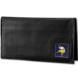 Minnesota Vikings Deluxe Leather Checkbook Cover